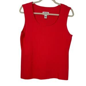 Vintage Chico’s DesignRed Knit Tank Size 2 Large Minimalist